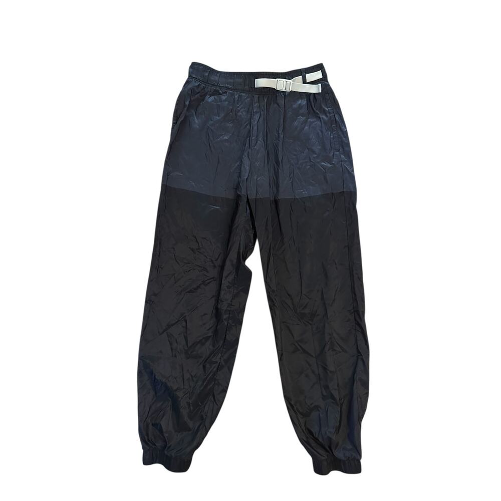 Women M Nike Sportswear Medium Tech Pack Sheer Woven Rain Pants Navy Black